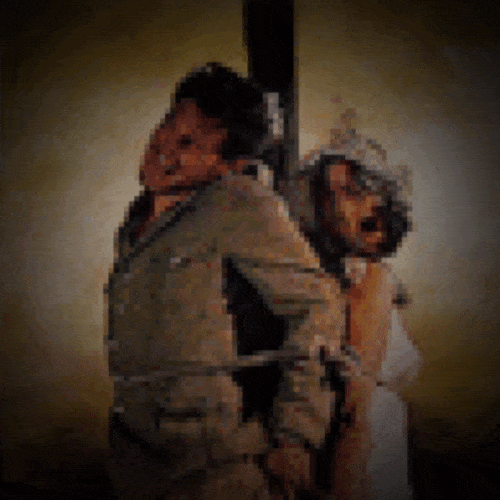 Animated gif of a moment from Indiana Jones